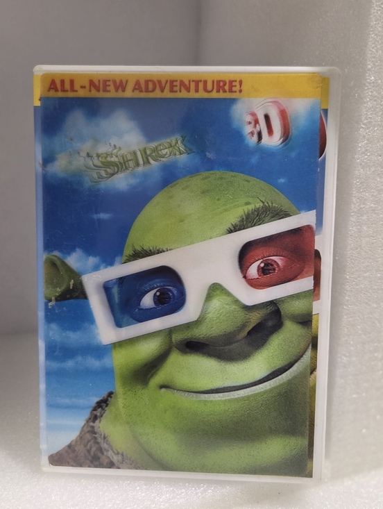 Shrek Other - Shrek 3D Movie Cover Art - Green. Without The Glasses